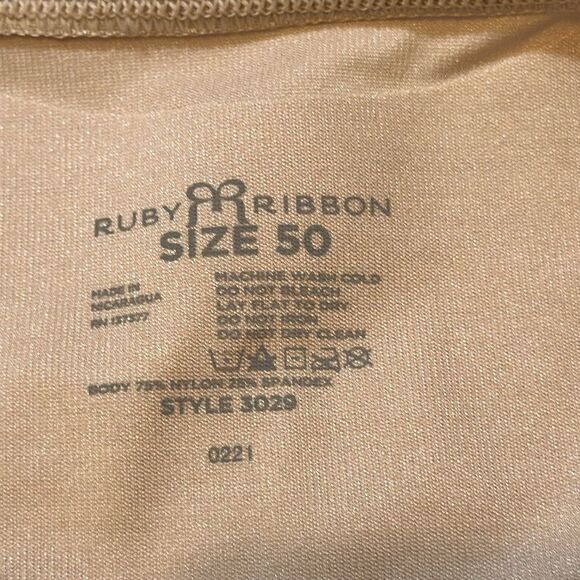 Bundle Ruby ribbon dark blue 1833 lace cami and beige demiette 3029 size 50 - Picture 14 of 16